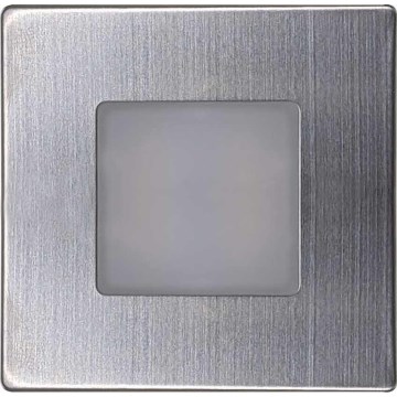 LED Venkovní schodišťové svítidlo DECENTLY LED/1,7W/230V 3000/4000/6000K IP54 lesklý chrom