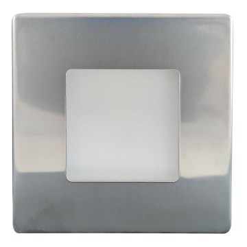LED Venkovní schodišťové svítidlo DECENTLY LED/2,5W/230V 4000K IP44 lesklý chrom