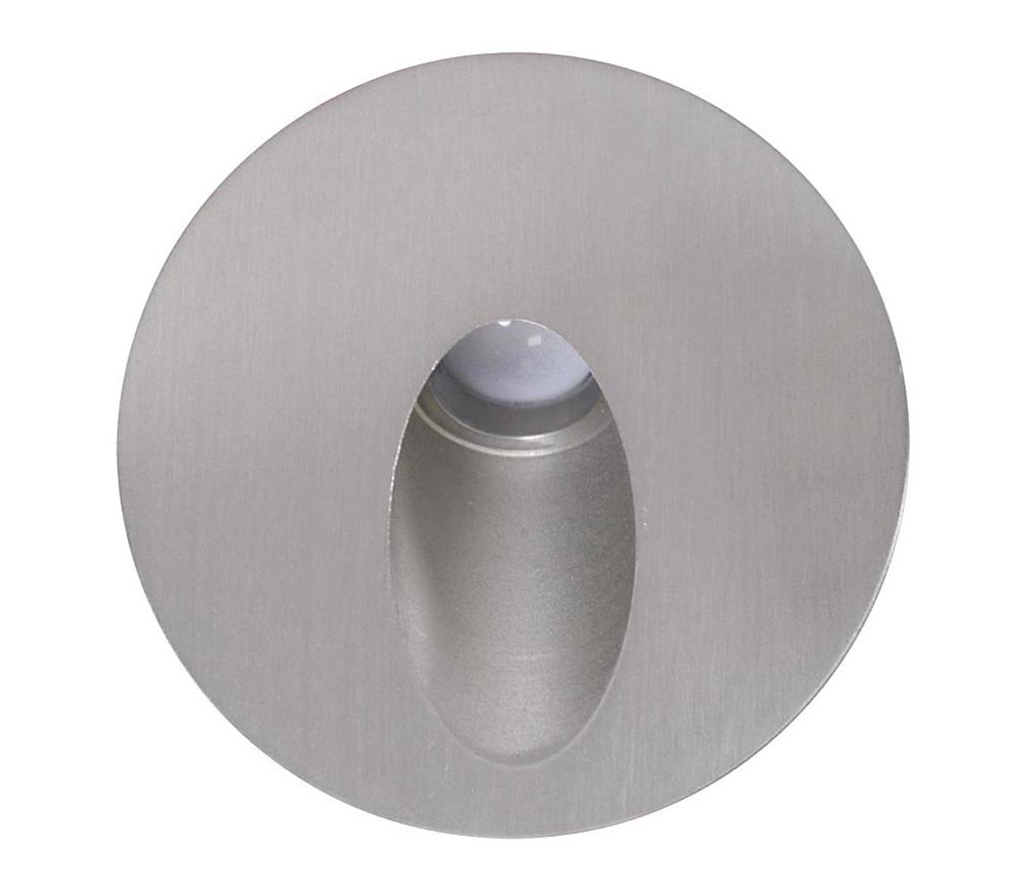 Polux LED Venkovní schodišťové svítidlo ESPO LED/3W/230V matný chrom IP54 SA0814