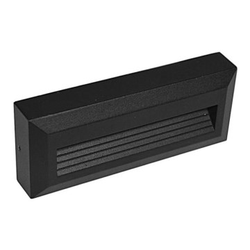 LED Venkovní schodišťové svítidlo KORA LED/1,2W/230V IP54 4000K černá