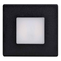 LED Venkovní schodišťové svítidlo LED/1,7W/230V IP54 černá