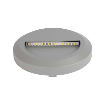 LED Venkovní schodišťové svítidlo LED/2W/230V IP65 3000K šedá