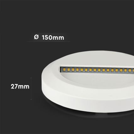 LED Venkovní schodišťové svítidlo LED/2W/230V IP65 4000K bílá