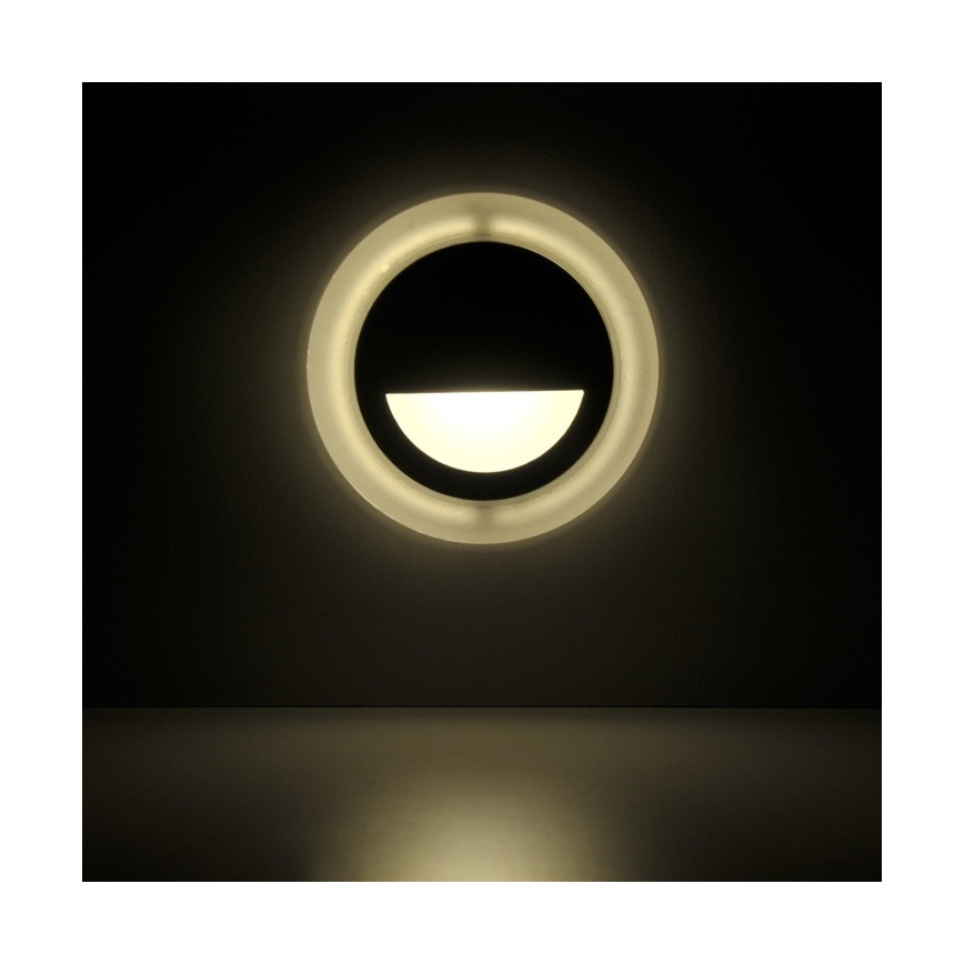 LED Venkovní schodišťové svítidlo Q4 LED/3W/230V IP44