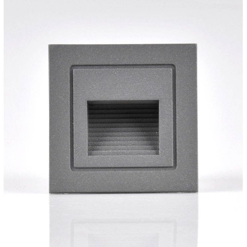 LED Venkovní schodišťové svítidlo Q6 LED/3W/230V IP44