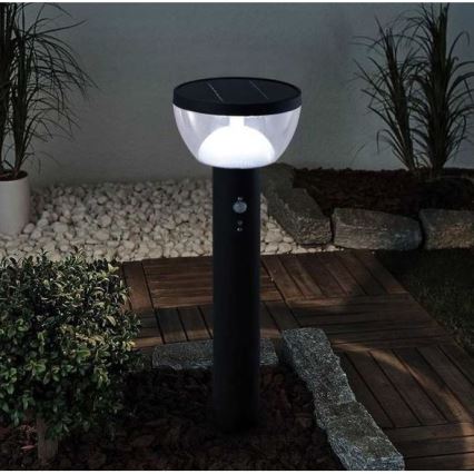 LED Venkovní solární lampa se senzorem LARIX LED/3W/3,7V 2200 mAh IP44