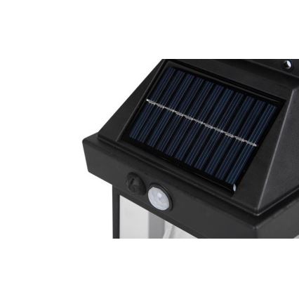 LED Venkovní solární nástěnné svítidlo se senzorem LED/1W/3,7V 1200 mAh IP65