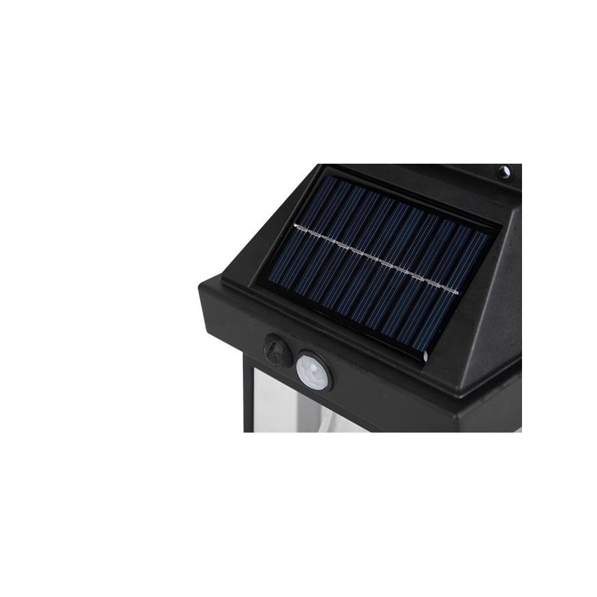 LED Venkovní solární nástěnné svítidlo se senzorem LED/1W/3,7V 1200 mAh IP65