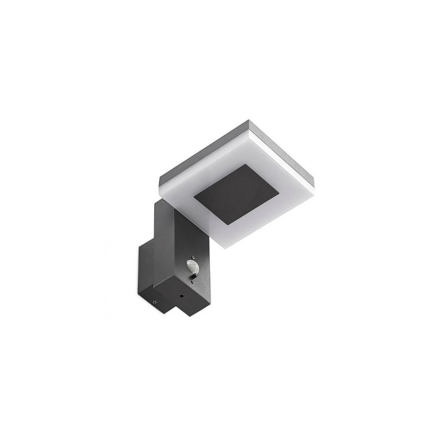 LED Venkovní solární nástěnné svítidlo se senzorem LED/5,5W/3,7V 3000K IP54