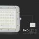 LED Venkovní stmívatelný solární reflektor LED/10W/3,2V IP65 4000K bílá + dálkové ovládání