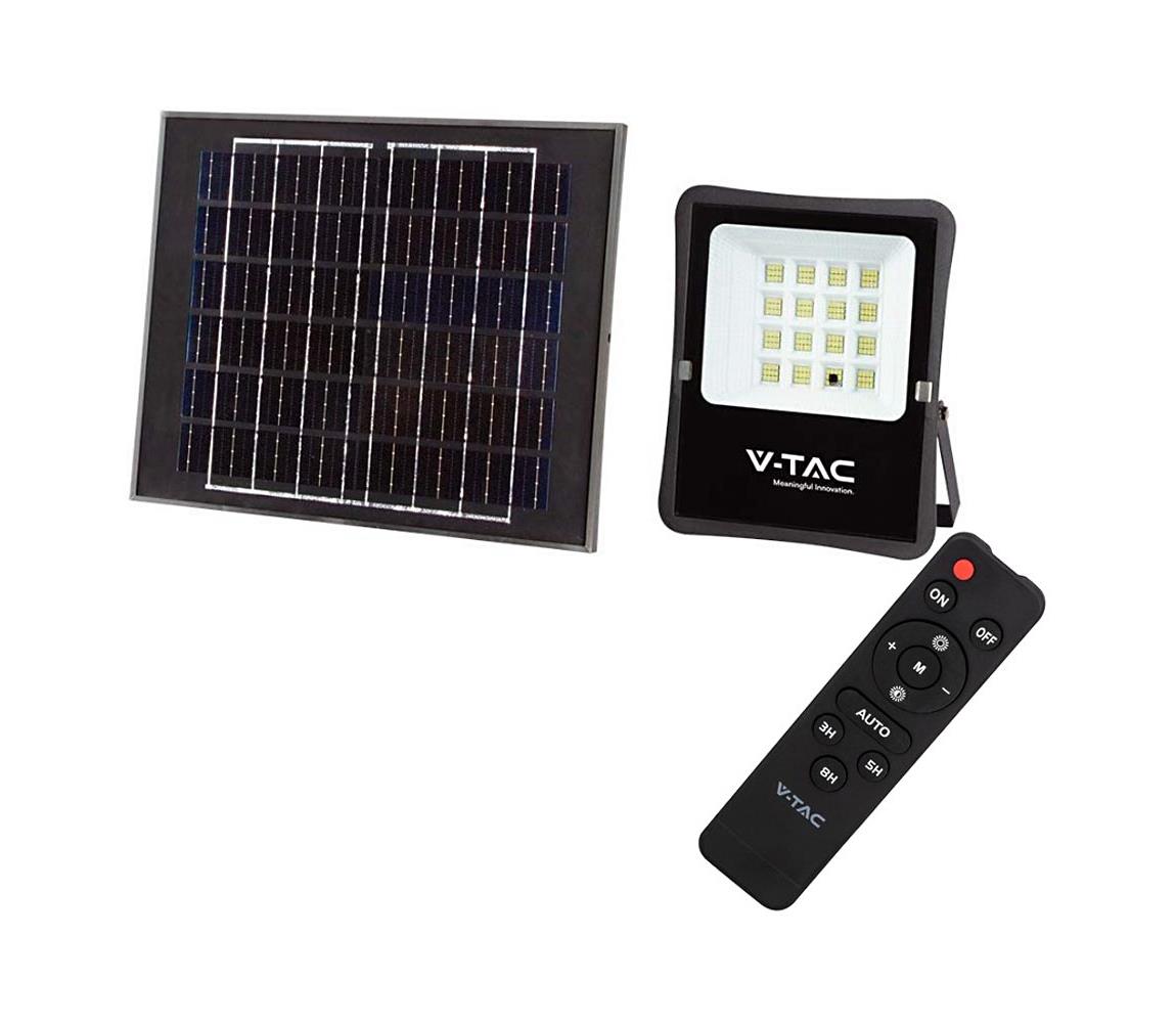 V-Tac LED Venkovní solární reflektor LED/12W/230V 4000K IP65 VT1211