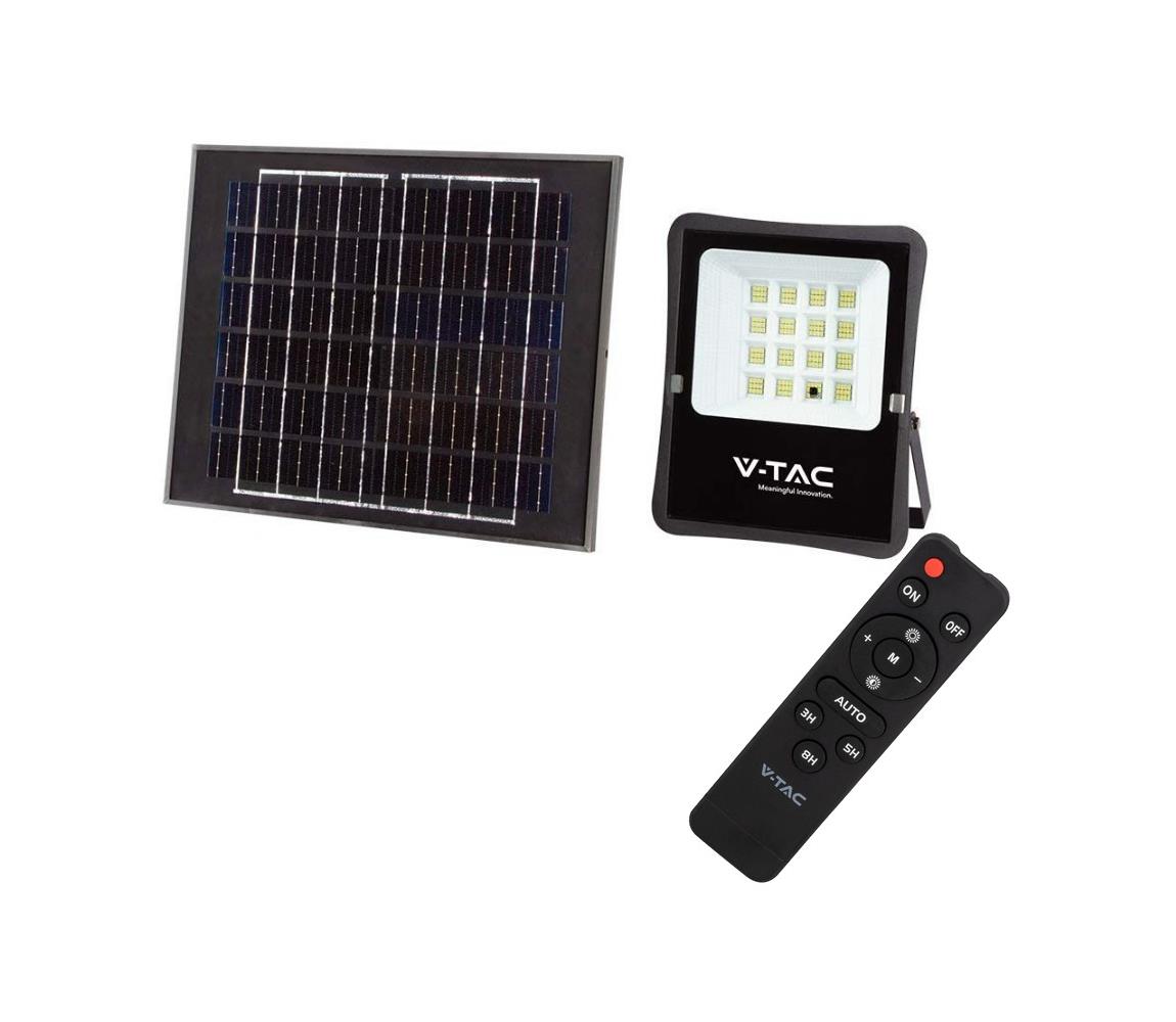 V-Tac LED Venkovní solární reflektor LED/12W/3,2V 4000K IP65 VT1211