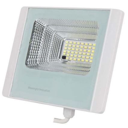 LED Venkovní solární reflektor LED/12W/3,2V IP65 6400K + dálkové ovládání