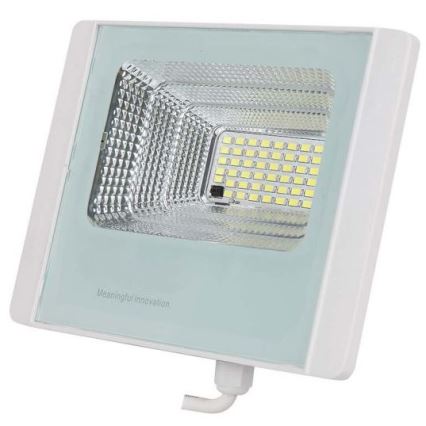 LED Venkovní solární reflektor LED/16W/3,2V IP65 4000K + dálkové ovládání