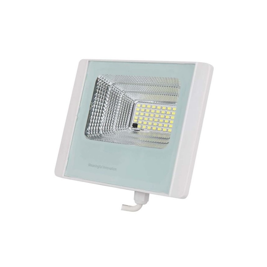 LED Venkovní solární reflektor LED/16W/3,2V IP65 4000K + dálkové ovládání