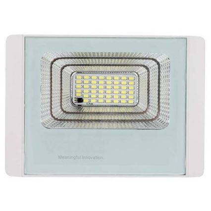 LED Venkovní solární reflektor LED/16W/3,2V IP65 4000K + dálkové ovládání