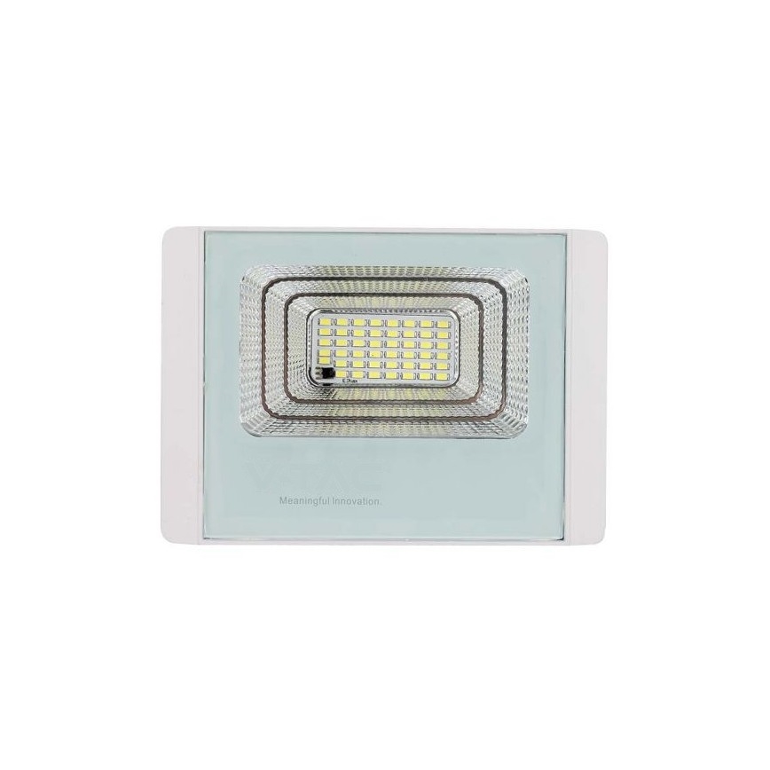 LED Venkovní solární reflektor LED/16W/3,2V IP65 4000K + dálkové ovládání