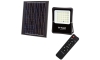 LED Venkovní solární reflektor LED/20W/3,2V 4000K IP65 + dálkové ovládání