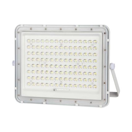 LED Venkovní solární reflektor LED/20W/3,2V 6400K bílá IP65 + dálkové ovládání