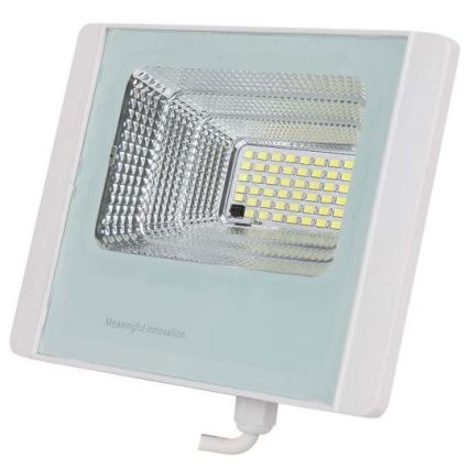 LED Venkovní solární reflektor LED/20W/3,2V IP65 4000K + dálkové ovládání