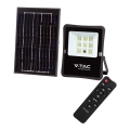 LED Venkovní solární reflektor LED/6W/3,2V 4000K IP65 5000 mAh + dálkové ovládání