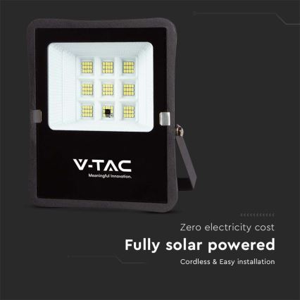 LED Venkovní solární reflektor LED/6W/3,2V 4000K IP65 5000 mAh + dálkové ovládání