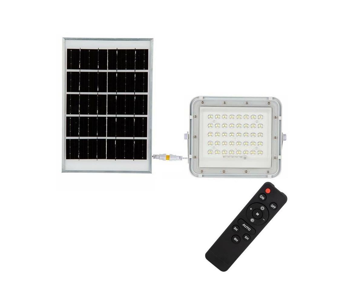  LED Venkovní solární reflektor LED/6W/3,2V IP65 4000K bílá + DO 