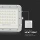 LED Venkovní stmívatelný solární reflektor LED/6W/3,2V IP65 4000K bílá + dálkové ovládání