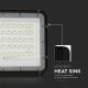 LED Venkovní stmívatelný solární reflektor LED/6W/3,2V IP65 6400K černá + dálkové ovládání