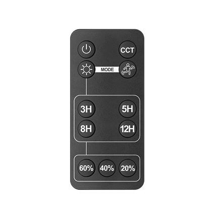 LED Venkovní solární reflektor se senzorem LED/30W/6,4V IP65 3000/4000K 6000 mAh + dálkové ovládání