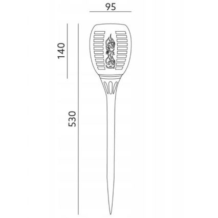 LED Venkovní solární svítidlo SPARKLE LED/0,12W/1,2V IP44 300 mAh