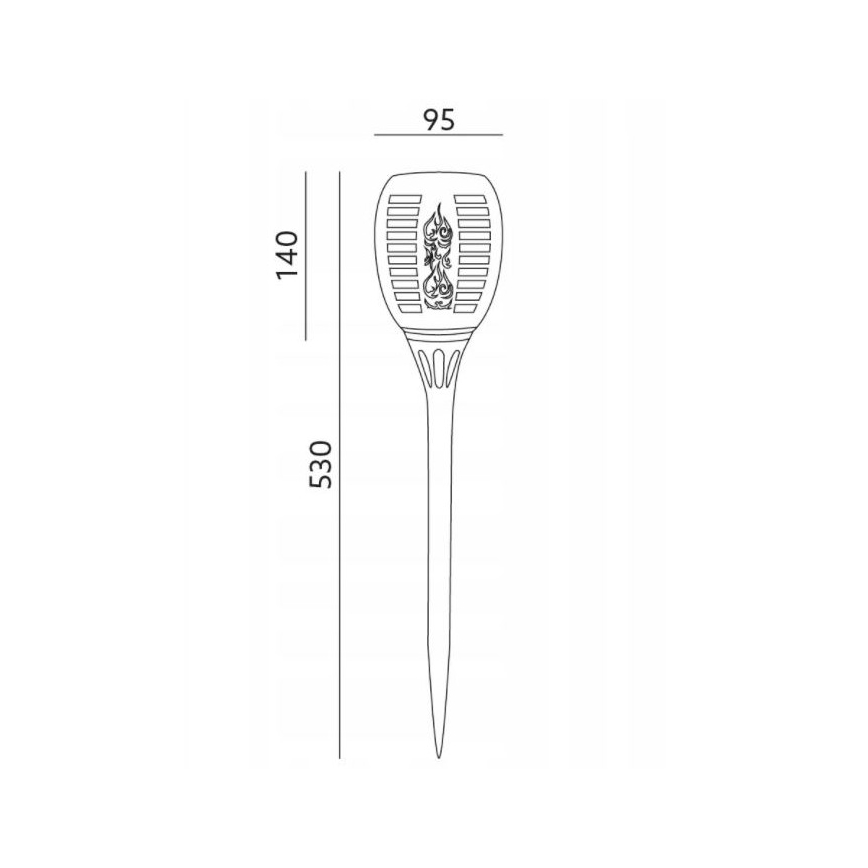 LED Venkovní solární svítidlo SPARKLE LED/0,12W/1,2V IP44