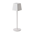 LED Venkovní stmívatelná dotyková dobíjecí stolní lampa LED/2W/5V 4400 mAh IP54 bílá