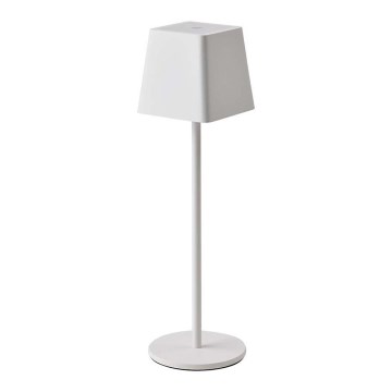 LED Venkovní stmívatelná dotyková dobíjecí stolní lampa LED/2W/5V 4400 mAh IP54 bílá