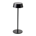 LED Venkovní stmívatelná dotyková dobíjecí stolní lampa LED/2W/5V 4400 mAh IP54 černá