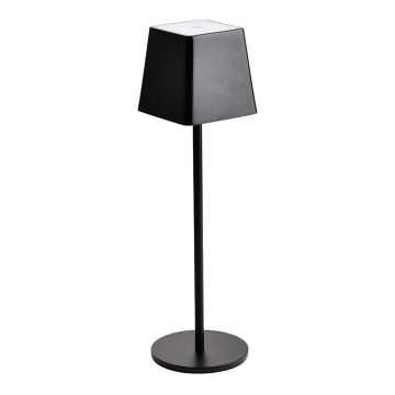 LED Venkovní stmívatelná dotyková dobíjecí stolní lampa LED/2W/5V 4400 mAh IP54 černá