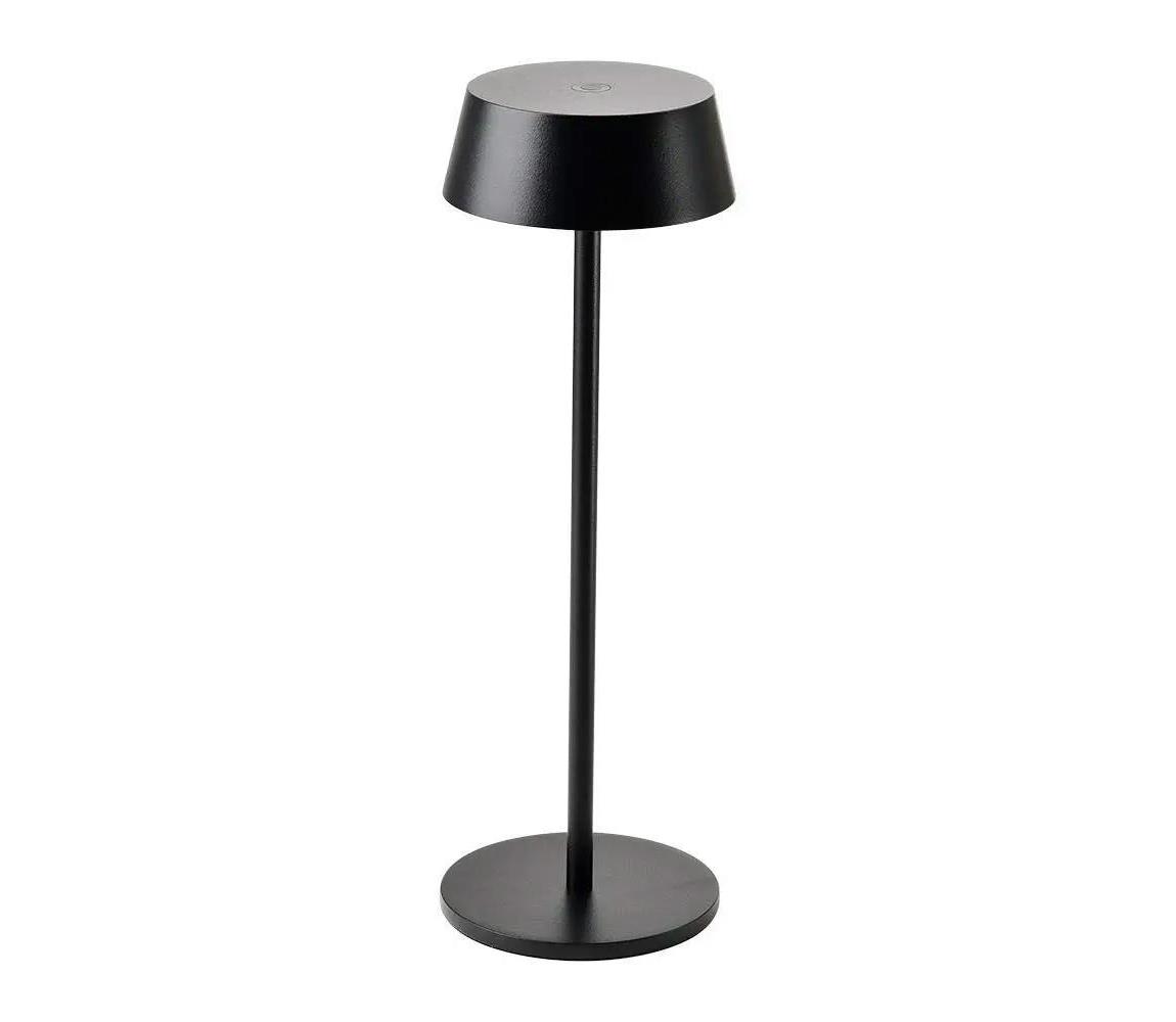  LED Venkovní stmívatelná dotyková dobíjecí stolní lampa LED/2W/5V IP54 černá 