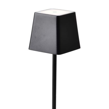 LED Venkovní stmívatelná dotyková dobíjecí stolní lampa LED/2W/5V 4400 mAh IP54 černá