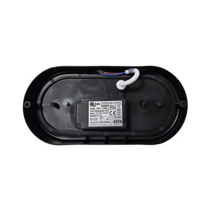 LED Venkovní stropní svítidlo LED/15W/230V 4200K 20x9,8 cm IP64 černá