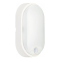 LED Venkovní stropní svítidlo se senzorem LED/14W/230V IP54 bílá