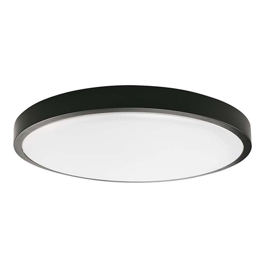LED Venkovní stropní svítidlo se senzorem LED/30W/230V 4000K IP44 černá