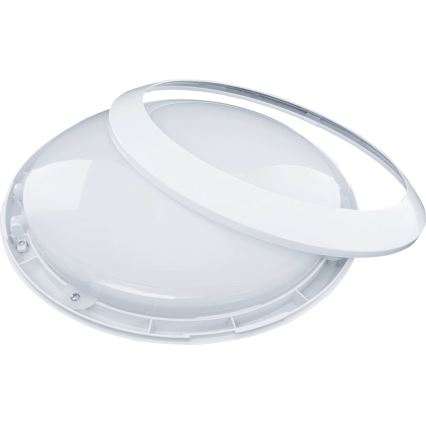 LED Venkovní stropní svítidlo se senzorem RENO LED/16W/230V IP66 bílá