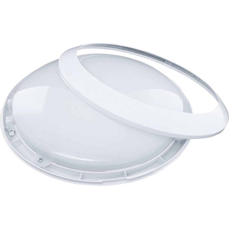 LED Venkovní stropní svítidlo se senzorem RENO LED/16W/230V IP66 bílá