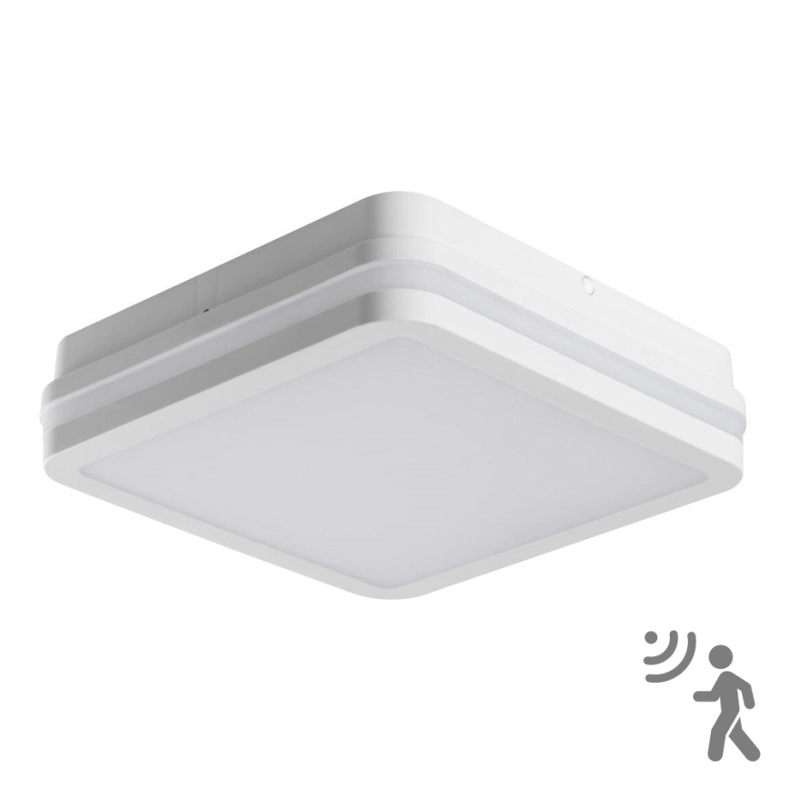 LED Venkovní svítidlo se senzorem BENO LED/18W/230V 4000K bílá IP54