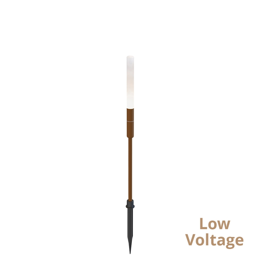 LED Venkovní svítidlo STICK LED/1,5W/24V IP65 hnědá