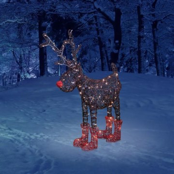 LED Venkovní vánoční dekorace 100xLED/230V IP44 teplá bílá/sob