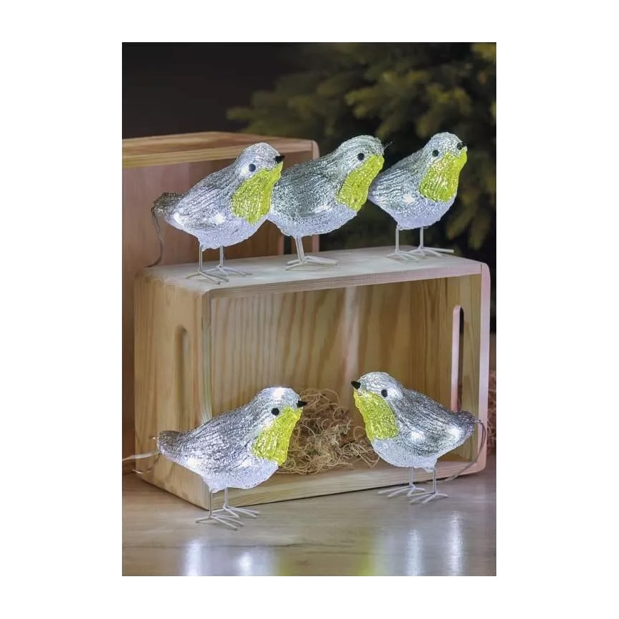 LED Venkovní vánoční dekorace 30xLED/1,5W/3/230V IP44 studená bílá