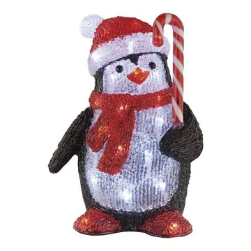 LED Venkovní vánoční dekorace 30xLED/2,25W/4,5/230V IP44 studená bílá