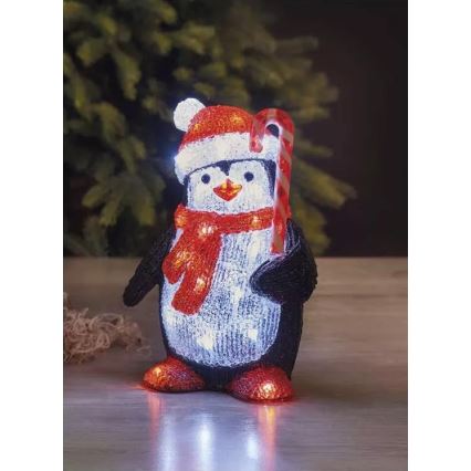 LED Venkovní vánoční dekorace 30xLED/2,25W/4,5/230V IP44 studená bílá