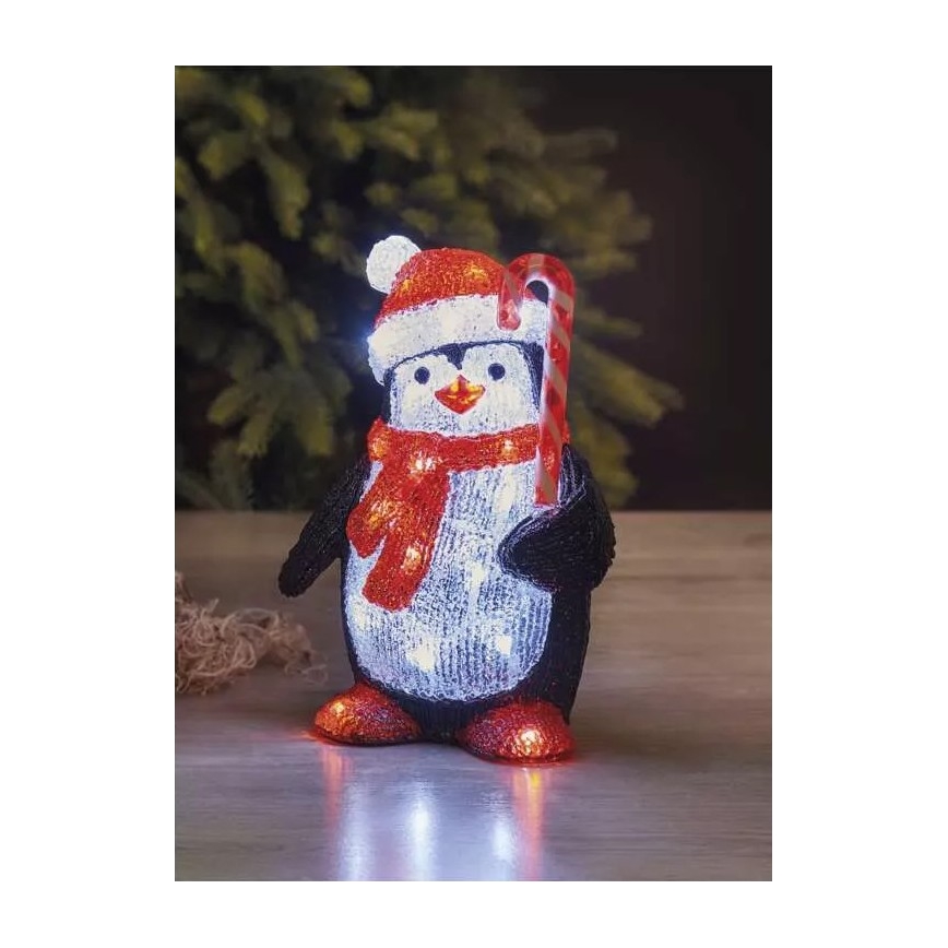 LED Venkovní vánoční dekorace 30xLED/2,25W/4,5/230V IP44 studená bílá